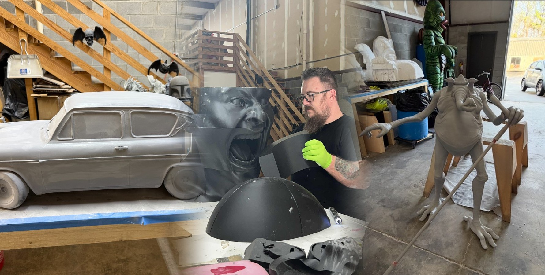 3D printed props and assemblies